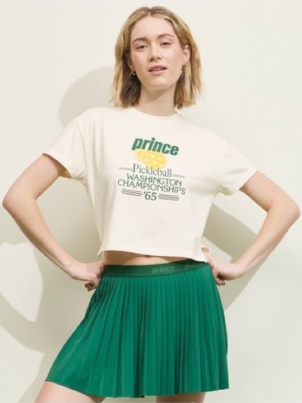 Prince | Pickleball Cropped Athletic Tee